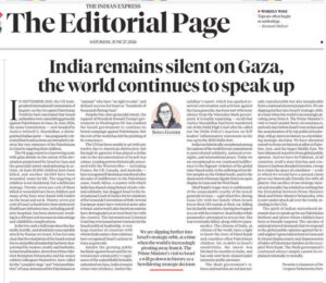Sonia Gandhi Gaza