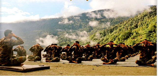 अंतरराष्ट्रीय योग दिवस 2026 के अवसर पर भ्रामरी प्राणायाम के लाभ बताती रक्षा मंत्रालय की आधिकारिक ग्राफिक