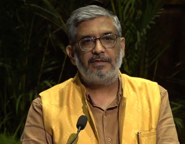 IGNOU में आयोजित प्रो. जी. राम रेड्डी स्मृति व्याख्यान को संबोधित करते NCTE अध्यक्ष प्रो. पंकज अरोड़ा।
