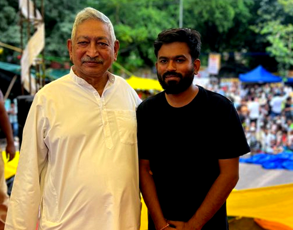 शाहू छत्रपति महाराज पहुंचे जंतर मंतर
