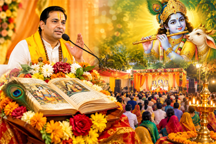 राजाजीपुरम में संगीतमय श्रीमद्भागवत कथा 20 सितंबर से, 27 को पूर्णाहुति